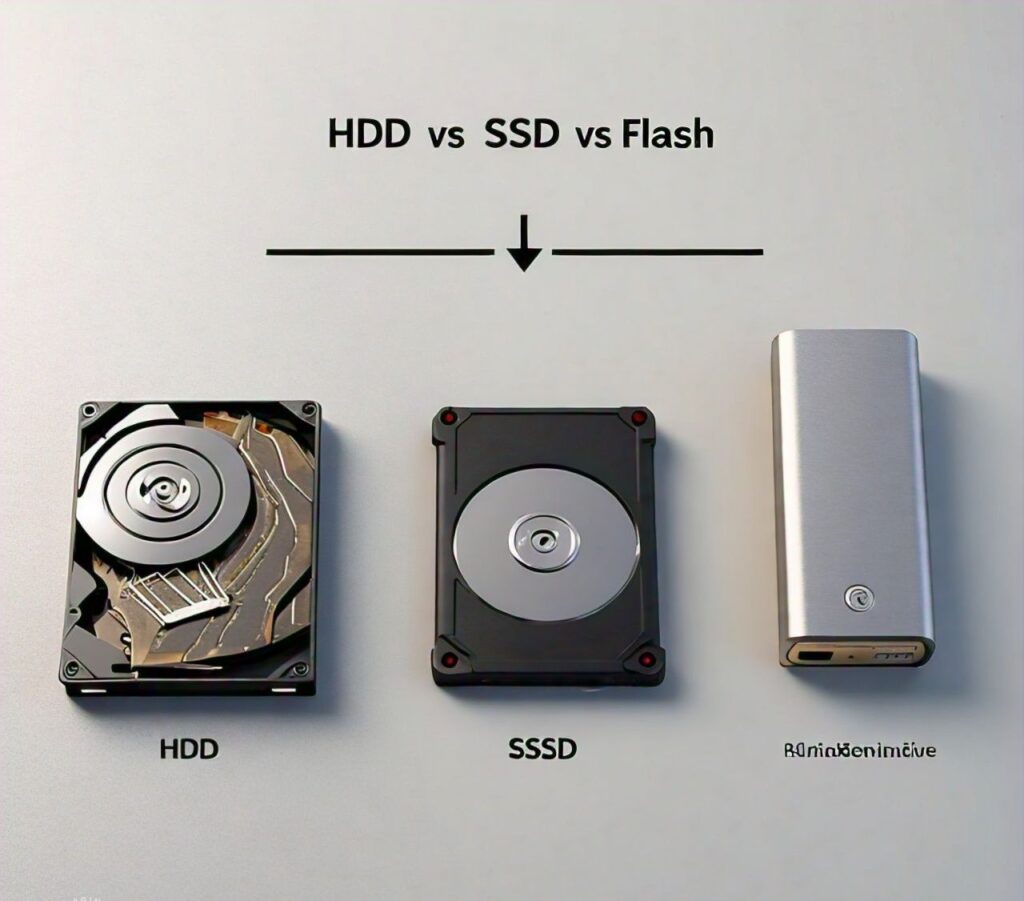 HDD vs SSD vs Flash