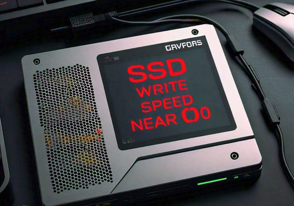 SSD Write Speed Near 0