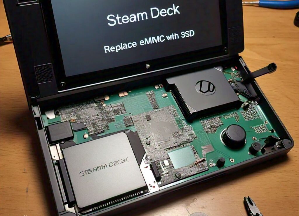 Steam Deck Replace eMMC with SSD