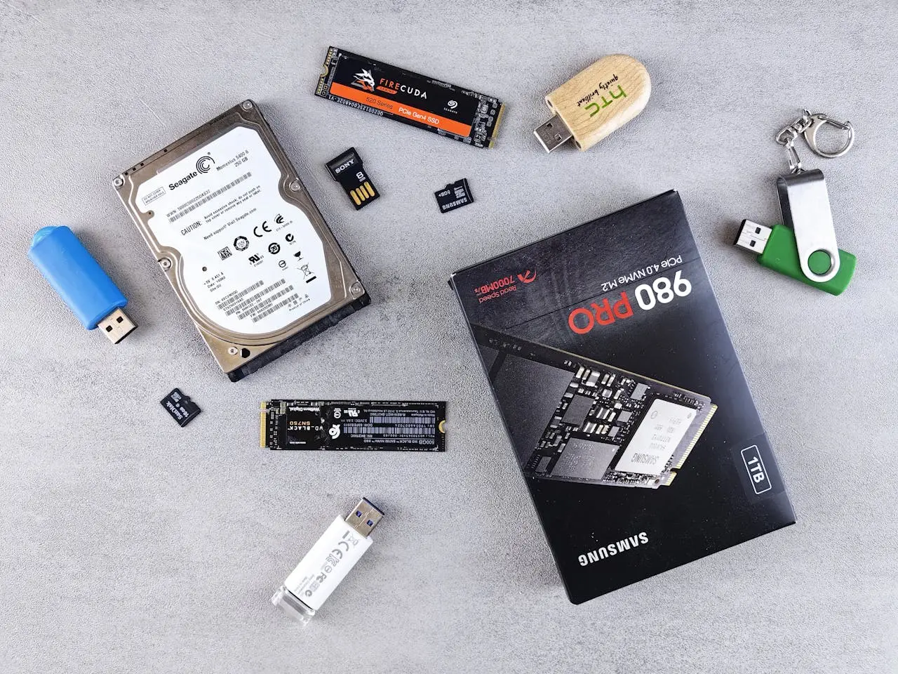 How much usable space on SSD